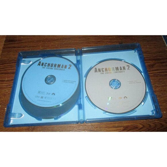 Anchorman 2: The Legend Continues (Blu-ray Disc, 2014, 3-Disc Set, Canadian) - Picture 3 of 4